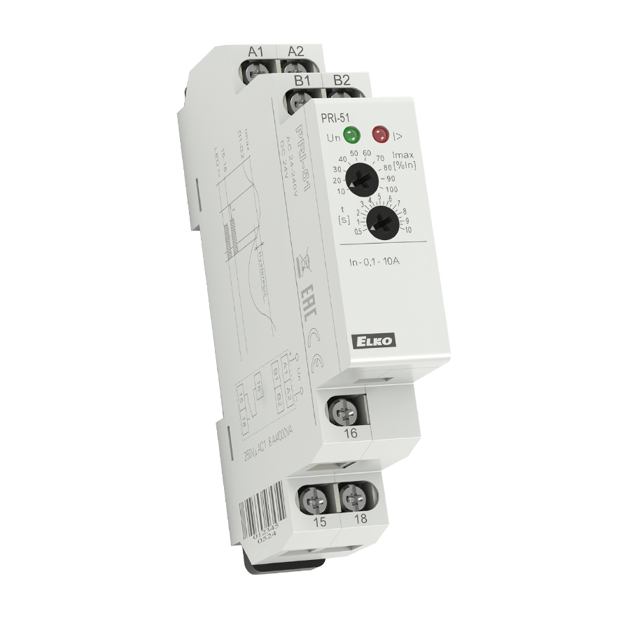 ELKO EP North America-PRI-51/5A null DIN Overcurrent Monitor 5A