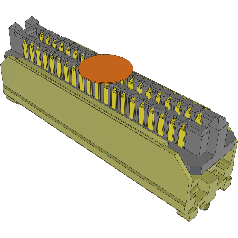 Samtec-SEAM-20-07.0-S-04-1-A-K-TR Steckverbinderleisten und Leiterplattenbuchsen Conn Open Pin Field Array HDR 80 POS 1.27mm Solder ST Top Entry SMD SEARAY™ T/R
