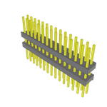 Conn Board Stacker HDR 30 POS 2.54mm Solder ST Thru-Hole Bulk