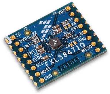 NXP Semiconductors-BRKOUT-FXLS8471Q Kit e schede di sviluppo sensori FXLS8471Q Accelerometer Sensor Breakout Board