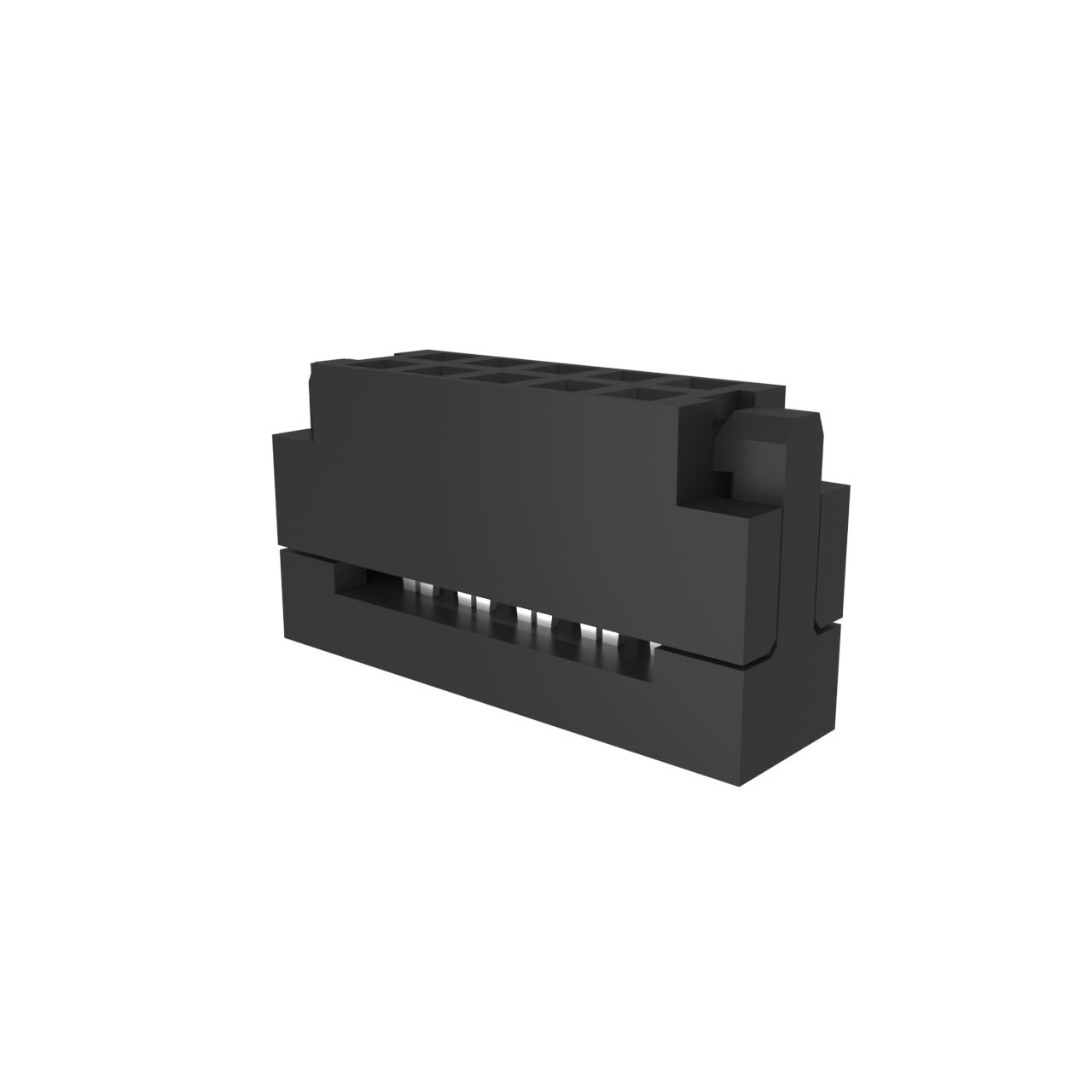 Amphenol Communications Solutions-89361-110LF Steckverbinderleisten und Leiterplattenbuchsen Minitek® IDC 2.00mm Pitch, Wire To Board Connector, Receptacle