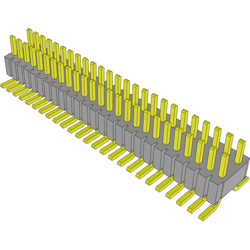 Samtec-HTMS-125-02-T-D-SM Cabezales del conector y receptáculos PCB Conn Unshrouded Header HDR 50 POS 1.27mm Solder ST Top Entry SMD Tube