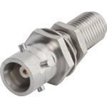 Amphenol SV Microwave-SF1187-6624 RF-Steckverbinder Conn ZMA-SMA Adapter 0Hz to 18GHz 50Ohm ST F/F Gold Over Nickel Bag