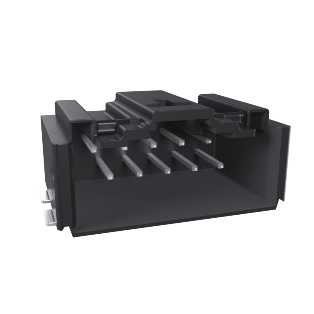 Amphenol Communications Solutions-10142344-110KLF Connector Headers and PCB Receptacles Minitek MicroSpace™ 1.27mm Crimp-to-Wire Connector Platform, Wire to Board Connector, Horizontal, Header, surface mount, 10 Position