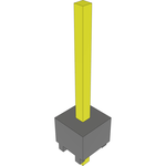 Conn Unshrouded Header HDR 1 POS Solder ST Top Entry Thru-Hole Bulk