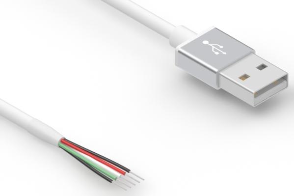 Tensility International-10-02352 USB Kabelbaugruppen Cable Assembly USB 1m USB Type A 4 POS PL 28AWG