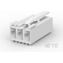 TE Connectivity-9-1241961-9 Einzeladersteckverbinder, Gehäuse Conn Housing RCP 3 POS 5mm Crimp ST Cable Mount Natural Box/Carton