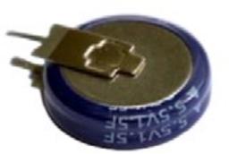 Abracon-ADCV-S05R5SA334ZB Capacitor Electric Double Layer- Supercaps 5.5V Coin Super Capacitor, Vertical