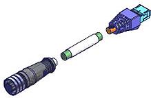 Molex-1201080001 Cable Assembly Other Cable Assembly Shielded 3m 26AWG M12 Circular to RJ-45 8 to 8 POS M-M Ultra-Lock (M12)