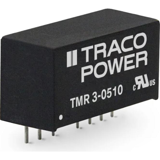 Traco Power-TMR 3-2421 DC to DC Converter and Switching Regulator Module Module DC-DC 24VIN 2-OUT -5V/5V 0.3A/0.3A 3W 7-Pin SIP Module
