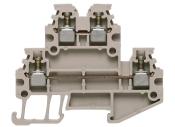 Weidmuller-1753290000 Steckverbinder, Klemmenblöcke Conn Feed-Through Terminal Block 4 POS Screw T DIN Rail 16A
