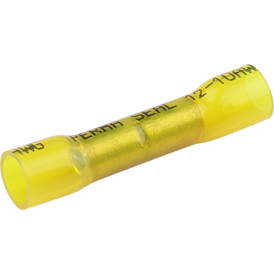 Molex-0191640057 Connector Terminals Splice Terminal 10-12AWG Copper Yellow 44.45mm Tin Perma-Seal™ T/R