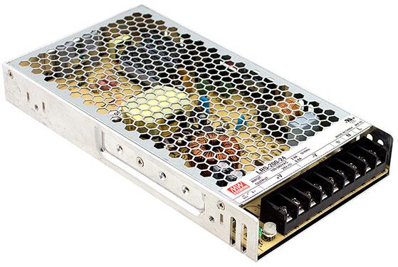 Mean Well Enterprises-LRS-200-24 AC-DC-Spannungsversorgung AC/DC Power Supply Single-OUT 24V 8.8A 211.2W 9-Pin