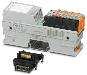 PHOENIX CONTACT-2702072 Schnittstellenmodule Axioline0F, Analog I/O module, Analog inputs: 2, 0 V to 5 V, -5 V to 5 V, 0 V to 10 V, -10 V to 10 V, 0 mA to 20mA, 4 mA to 20 mA, -20 mA to 20 mA
