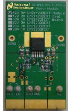 Texas Instruments-LMZ14203EXTEVAL/NOPB Energiemanagement, Entwicklungsplatinen und -kits LMZ14203 DC to DC Converter and Switching Regulator Module 3.3V Output Evaluation Board