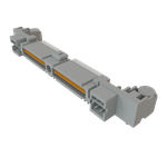 Conn Micro High Speed Terminal Strip HDR 8Power/52Signal POS 2mm/0.635mm Solder RA Side Entry SMD/Thru-Hole Tray