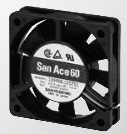 SANYO DENKI-109P0624S702 Gebläse und Lüfter DC Fan Axial Ball Bearing 24V 60 X 60 X 15mm