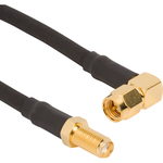 Cable Assembly RG58 0.61m SMA to SMA PL-F Crimp-Crimp Bag