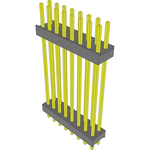 Conn Board Stacker HDR 16 POS 2.54mm Solder ST Top Entry Thru-Hole Bulk