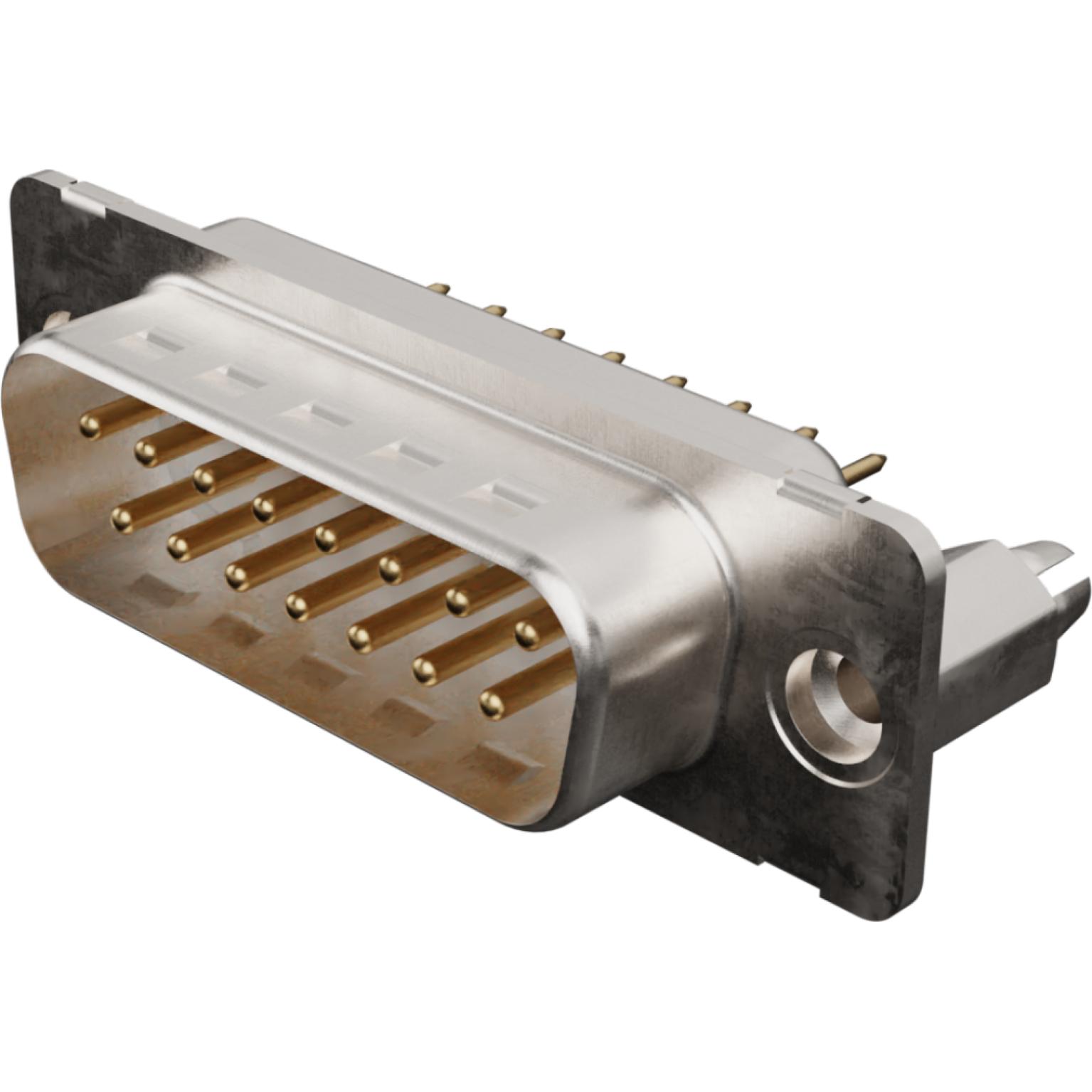 Molex-1731090141 Connettore D-subminiatura Conn D-Sub M 15 POS 1.37mm Solder ST Thru-Hole 15 Terminal 1 Port FCT Products Carton