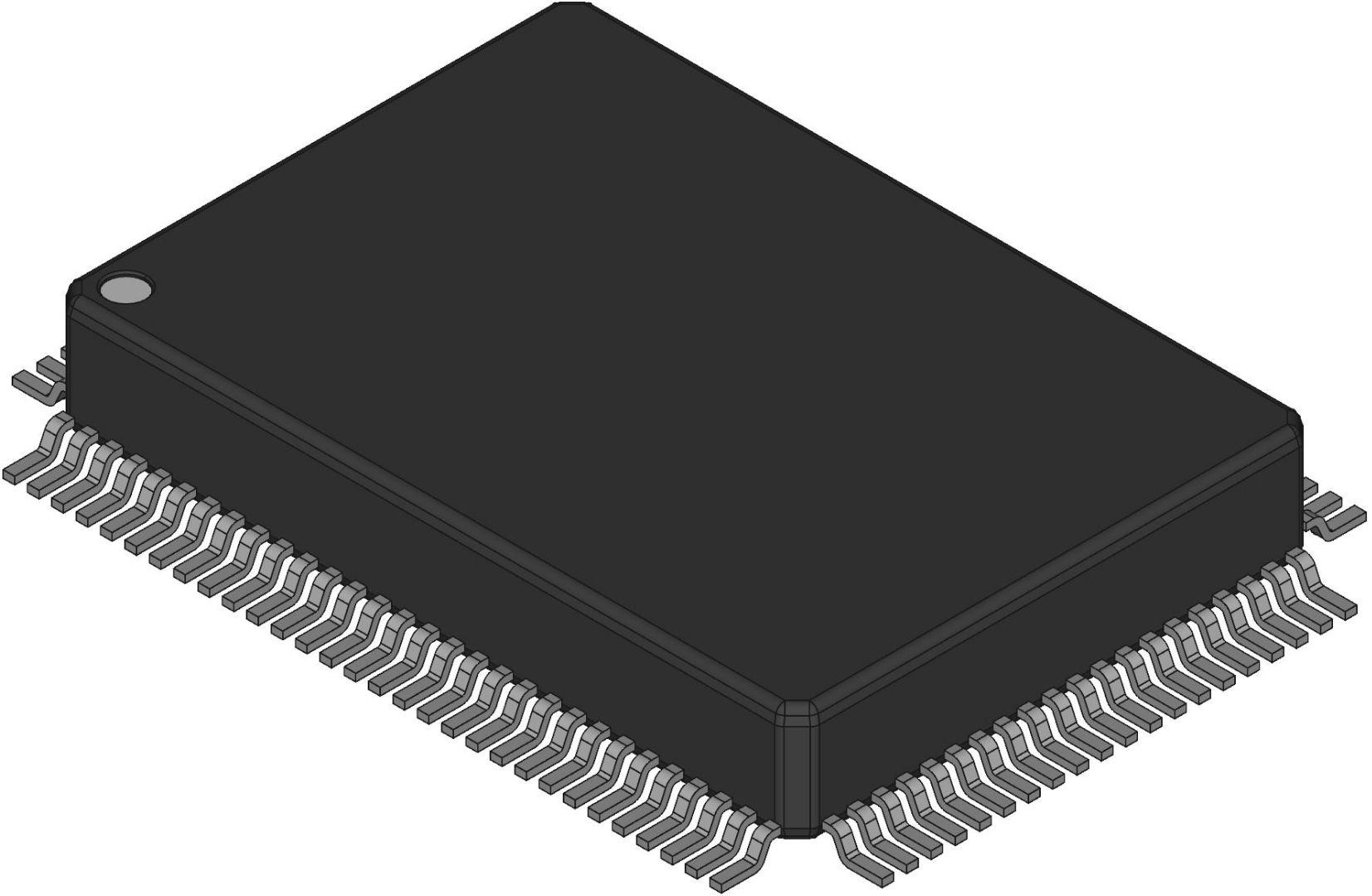 IXYS-Z8019533FSG Microprocessore MPU Z80195 CISC 8bit 33MHz 100-Pin PQFP