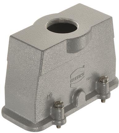 HARTING-19390240427 Schrumpfbalgenadapter Hood 180° 24/B Shell Size Powder Aluminum Die Cast Self Lock Han®