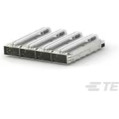 TE Connectivity-2170746-2 Accesorios del conector Connector Accessories Cage/Heat Sink Assembly Right Angle Nickel Silver Alloy Box/Tray