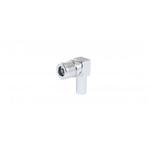 Radiall-R123176000 RF-Steckverbinder Conn QMA 0Hz to 6GHz 50Ohm Crimp RA Cable Mount PL Nickel Phosphorous Gold