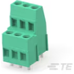 TE Connectivity-796692-3 Steckverbinder, Klemmenblöcke Conn Eurostyle Block F 3 POS 5.08mm Solder ST Thru-Hole 17.5A/Contact Box