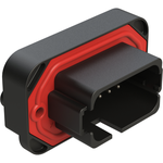 Conn Shrouded Header (4 Sides) HDR 18 POS 4.68mm Solder ST Top Entry Thru-Hole