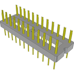 Conn DIP Adapter HDR 24 POS 2.54mm ST Thru-Hole Bulk
