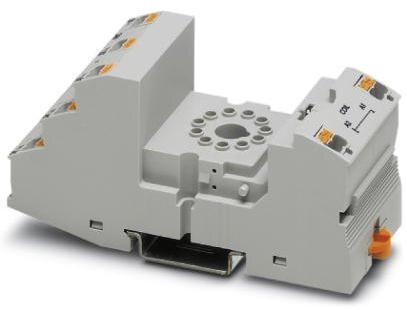 PHOENIX CONTACT-2900938 Relay Sockets Relay Sockets Screw Terminal 12A 250VDC/250VAC DIN Rail 3