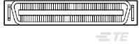 TE Connectivity-5-5175473-8 Steckverbinder, SCSI Conn High Density PL 68 POS 2.54mm Solder ST Thru-Hole 68 Terminal 1 Port