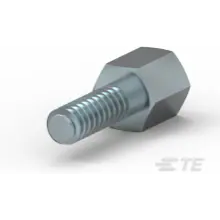 TE Connectivity-5205818-3 连接器配件 Connector Accessories Female Screw Lock Straight Steel Clear Chromate Over Zinc Package