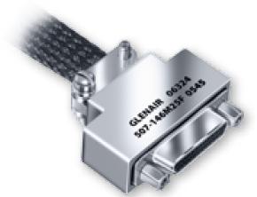 Glenair-507-146NF37 Adattatori Shrink Boot Strain Relief Round Cable Entry Micro-D Backshell Straight 37 Shell Size Olive Drab Cadmium Aluminum Alloy