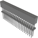 Conn Elevated Socket SKT 42 POS 2mm Solder ST Top Entry Thru-Hole Tube