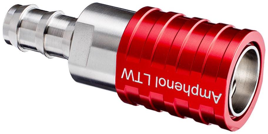 Amphenol-SQD-06SBDN-PRD001 热量管理配件 Thrml Mgmt Access Liquid Cooling Socket Red Staniless Steel