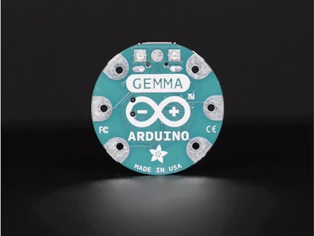 Adafruit Industries-2470 Entwicklungssätze und Werkzeuge ARDUINO GEMMA - MINIATURE WEARABLE ELECTRONIC PLATFORM