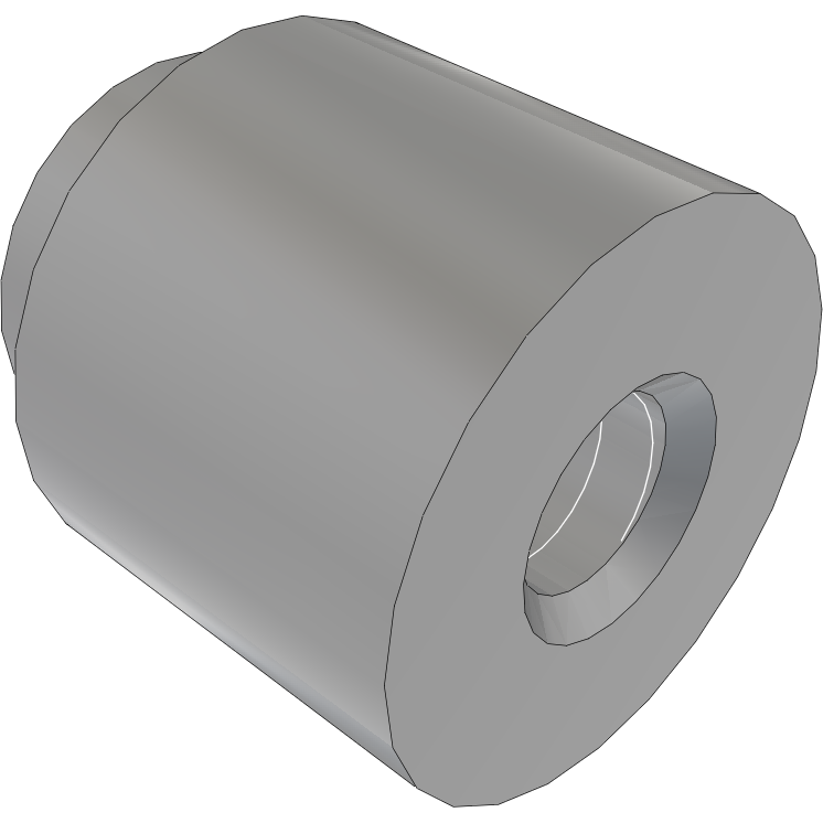 Samtec-SO-0515-01-01-01-N Standoffs Standoff Round Swage F/F 4-40-THD Aluminum 6061
