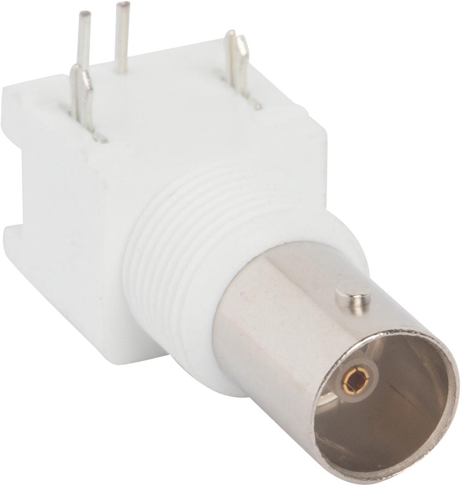 Amphenol RF-112417 RF-Steckverbinder Conn BNC 0Hz to 4GHz 75Ohm Solder RA Thru-Hole F Gold