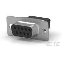 TE Connectivity-745183-2 Steckverbinder, D-Sub Conn D-Sub SKT 9 POS 1.37mm Solder ST Thru-Hole 9 Terminal 1 Port Tube