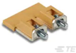 TE Connectivity-2271723-1 连接器配件 Connector Accessories Bridge Straight Steel/Thermoplastic/Copper Yellow Tin/Zinc