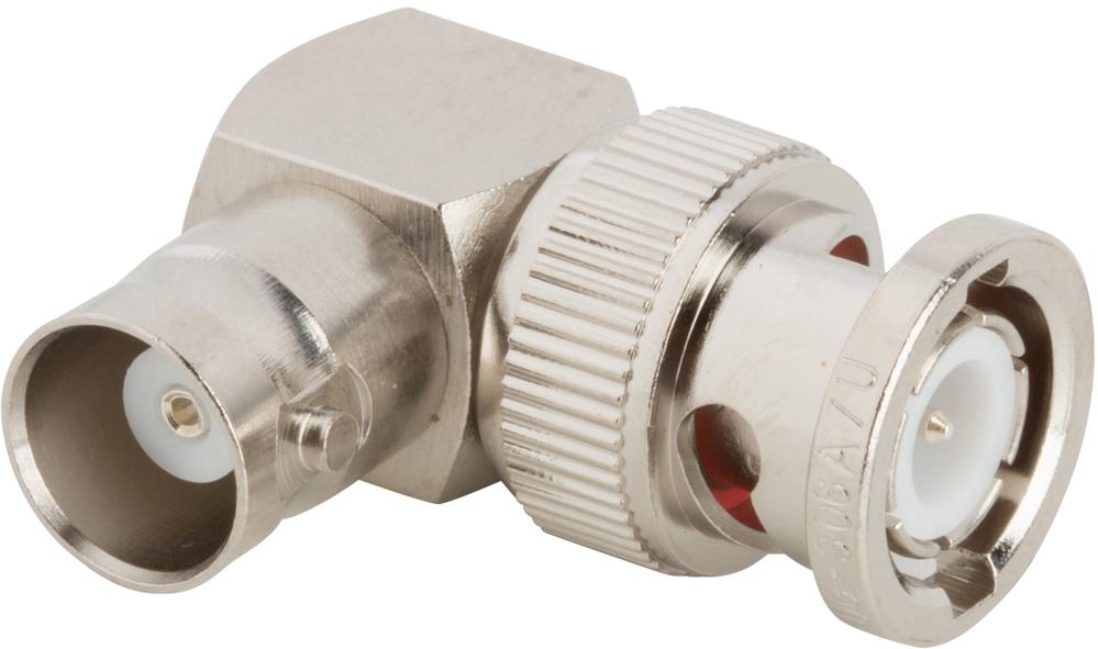 Amphenol RF-31-209 Conector RF Conn BNC Adapter 0Hz to 4GHz 50Ohm RA M/F Silver