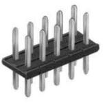 Conn Unshrouded Header HDR 10 POS 2mm Solder ST Top Entry Thru-Hole Bag