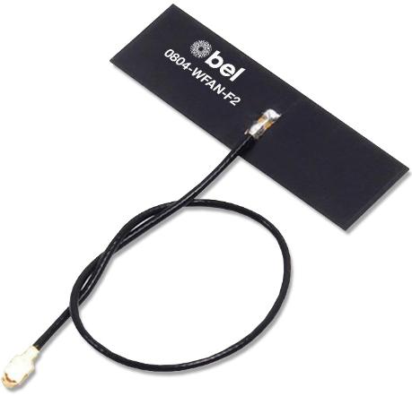 Bel Power Solutions-0804-WFAN-F2 Antenne Antenna Wi-Fi 2dBi Gain 2500MHz/5800MHz