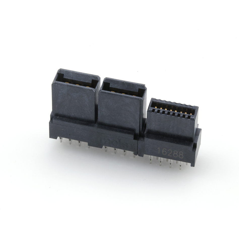 Molex-461144161 Connector Headers and PCB Receptacles Conn Board to Board RCP 4Power/16Signal POS 2.5mm/1.27mm Press Fit ST Top Entry Thru-Hole EXTreme LPHPower Tube