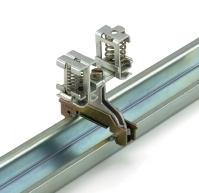 Weidmuller-1768020000 Verschiedene Produkte Clamping Yoke, Set Of Fixings, Steel, 35 mm