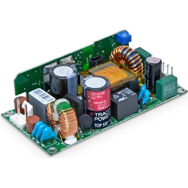 TRACO Electronic AG-TOP 100-124 交流至直流电源供应器 AC/DC Power Supply Single-OUT 24V 4.2A 100W 8-Pin