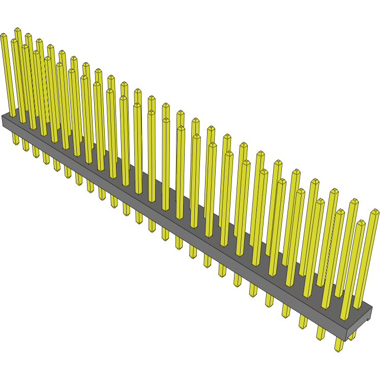 Samtec-MTMM-125-11-L-D-430 Steckverbinderleisten und Leiterplattenbuchsen Conn Unshrouded Header HDR 50 POS 2mm Solder ST Top Entry Thru-Hole Bulk