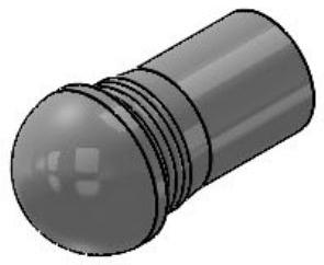 Bivar-GLP2-250-D-54 LED-Lichtleiter LED Light Pipe Vertical Rigid